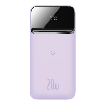 УМБ BASEUS Magnetic wireless quick charging power bank 10000mAh |1USB/1Type-C, 3A, 20W| (PPCX010005)