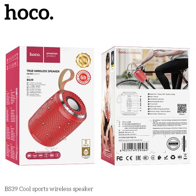Акустика HOCO Cool sports BS39 |IPX5, TWS, TF/USB/FM, BT5.0|