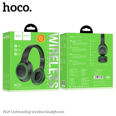 Навушники Bluetooth HOCO Outstanding W29 |BT5.0, TF CARD, 5Hours|