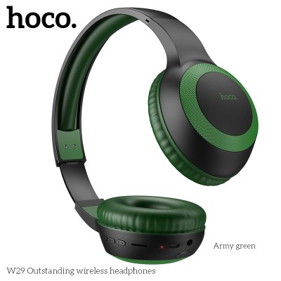 Навушники Bluetooth HOCO Outstanding W29 |BT5.0, TF CARD, 5Hours|