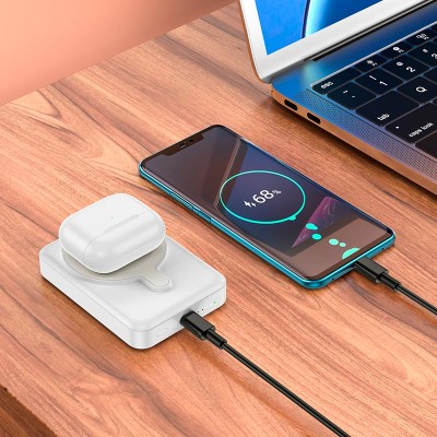 УМБ HOCO Expressar 3-in-1 magnetic fast charging power bank Q11 10000mah |Type-C, 3A/20W, QC/PD|