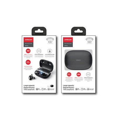 Навушники Bluetooth JOYROOM Large-capacity Digital Display TWS JR-TL2 |BT5.0, IPX5 Waterproof|