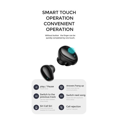 Навушники Bluetooth JOYROOM Large-capacity Digital Display TWS JR-TL2 |BT5.0, IPX5 Waterproof|