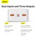 УМБ BASEUS Bipow Digital Display Power bank 30000mAh |2USB/1Type-C, PD/QC, 20W, 3A| (PPDML-N02)
