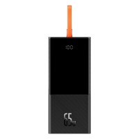 УМБ BASEUS Elf Digital Display Fast Charging 20000mAh |2USB/1Type-C+Type-C Cable, 5A/65W| (PPJL000001)