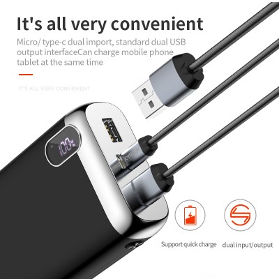 УМБ JOYROOM Gezhi Series with LCD D-M194 Plus 20000mAh |2USB/1Type-C, 2A|