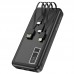 УМБ HOCO Perfect route LED power bank with cable 10000mah J77  |2USB/Lightning/Type-C, 2A|