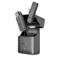 Мікрофон Hoco Type-C Stream wireless microphone + receiver S31 |90m, 70/450mAh, 4h|