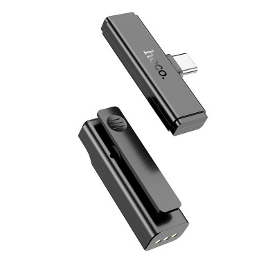 Мікрофон Hoco Type-C Stream wireless microphone + receiver S31 |90m, 70/450mAh, 4h|