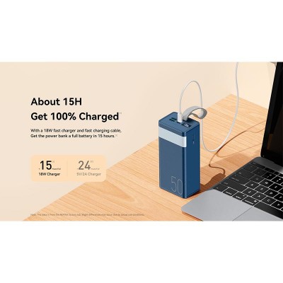 УМБ REMAX Chinen Series RPP-321 50000mAh |2USB/Type-C, PD/QC, 20W/3A|