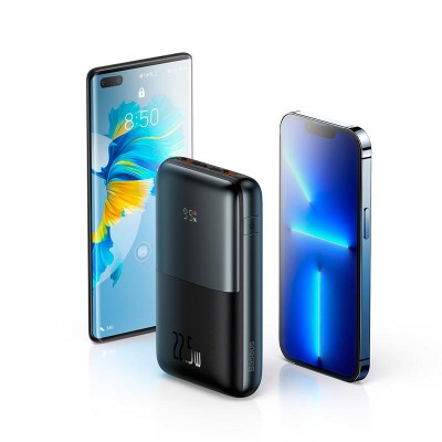 УМБ BASEUS Bipow Pro Digital Display Fast Charge Power Bank 20000mAh |2USB/Type-C, QC/PD, 22.5W/3A| (PPBD030002)