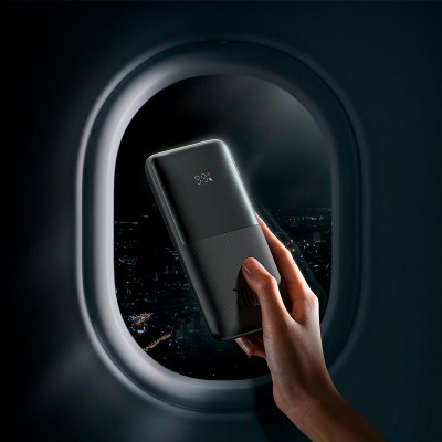УМБ BASEUS Bipow Pro Digital Display Fast Charge Power Bank 10000mAh |2USB/Type-C, QC/PD, 20W/3A| (PPBD040201)