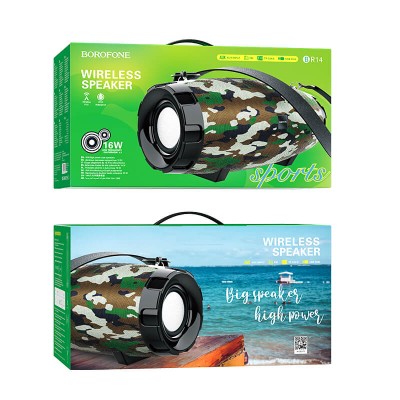 Акустика BOROFONE Coolant sports BT speaker IPX5 BR14 |2x16W, BT5.0, AUX, FM, TF, USB|