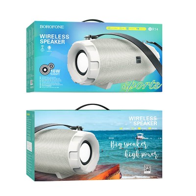 Акустика BOROFONE Coolant sports BT speaker IPX5 BR14 |2x16W, BT5.0, AUX, FM, TF, USB|