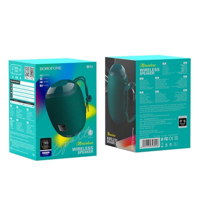 Акустика BOROFONE Miraculous sports wireless speaker IPX5 BR6 |BT5.0, TWS AUX, FM, TF, USB|