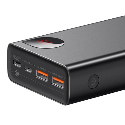 УМБ BASEUS Adaman Metal Digital Display Quick Charge Power Bank 20000mAh |2USB/1Type-C, 6A, 65W| (PPIMDA-D03)