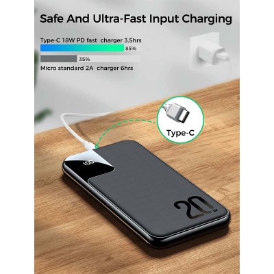 УМБ JOYROOM XINGCHI JR-QP190 10000mAh |2USB/1Type-C, 20W/3A, PD/QC|