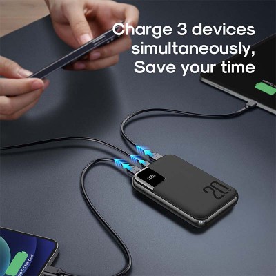 УМБ JOYROOM XINGCHI JR-QP190 mini 10000mAh |2USB/1Type-C, 20W/3A, PD/QC|