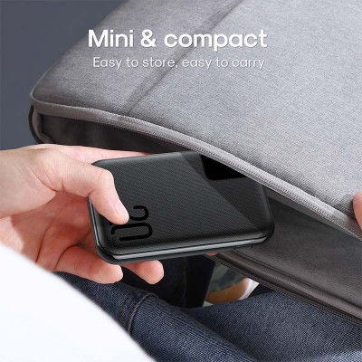 УМБ JOYROOM XINGCHI JR-QP190 mini 10000mAh |2USB/1Type-C, 20W/3A, PD/QC|