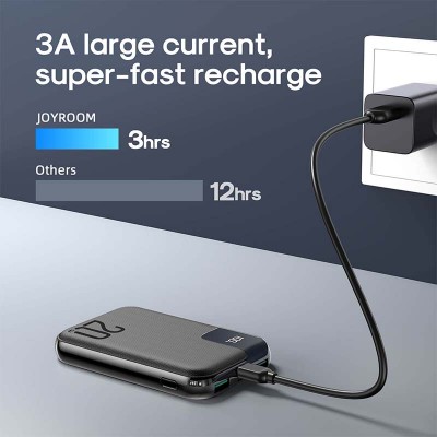 УМБ JOYROOM XINGCHI JR-QP190 mini 10000mAh |2USB/1Type-C, 20W/3A, PD/QC|