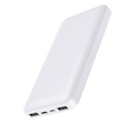 УМБ BOROFONE Minimalist power bank 10000mAh BJ3 |2USB/1Type-C, 2A|