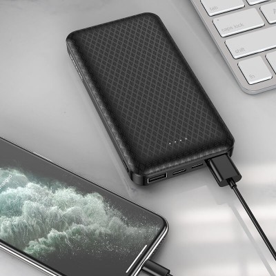 УМБ BOROFONE Minimalist power bank 10000mAh BJ3 |2USB/1Type-C, 2A|