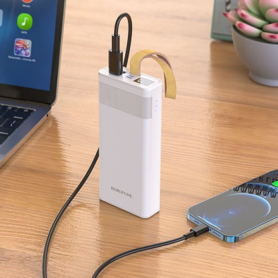 УМБ BOROFONE Coolmy digital display power bank BJ18 20000mAh |2USB/1Type-C, 2A|