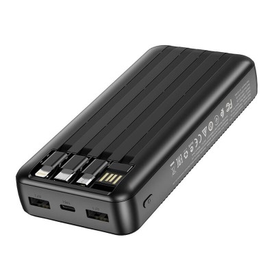 УМБ BOROFONE Mobile power bank with digital display and cable BJ20A 20000mah  |2USB/1Type-C, 2A|