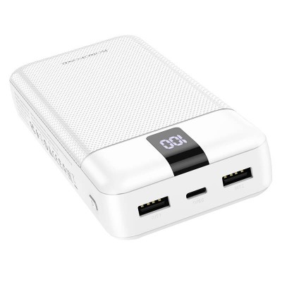 УМБ BOROFONE Mobile power bank with digital display and cable BJ20A 20000mah  |2USB/1Type-C, 2A|
