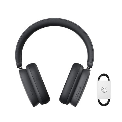Навушники BASEUS Bowie Noise-Cancelling Wireless Headphones H1 |BT5.2, 400mAh, ANC, 70h| (NGTW230002)