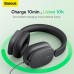 Навушники BASEUS Bowie Noise-Cancelling Wireless Headphones H1 |BT5.2, 400mAh, ANC, 70h| (NGTW230002)