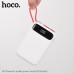 УМБ HOCO with digital display lightning Cable Powerful J40 10000mah |1USB/1Type-C, 2A|