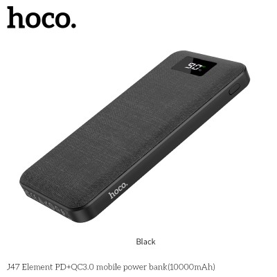 УМБ HOCO with digital display Element J47 10000mah |2USB/Type-C, QC3.0/PD, 3A|