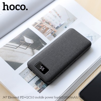 УМБ HOCO with digital display Element J47 10000mah |2USB/Type-C, QC3.0/PD, 3A|