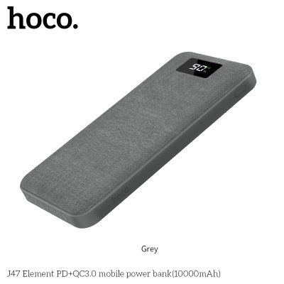 УМБ HOCO with digital display Element J47 10000mah |2USB/Type-C, QC3.0/PD, 3A|