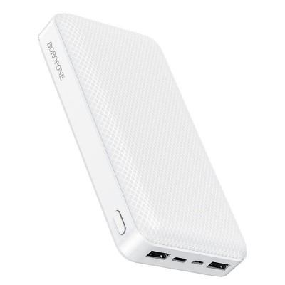УМБ BOROFONE Minimalist power bank 20000mAh BJ3A |2USB/1Type-C, 2A|