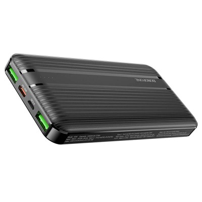 УМБ BOROFONE Uranus power bank BJ9 10000mAh |2USB/1Type-C, 3A/20W, QC/PD|