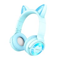 Навушники Bluetooth BOROFONE Cat ear BT headphones BO15 |BT5.0, AUX, TF, 4hours| Навушники Bluetooth BOROFONE Cat ear BT headphones BO15 |BT5.0, AUX, TF, 4hours|