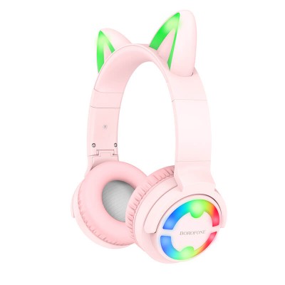 Навушники Bluetooth BOROFONE Cat ear BT headphones BO15 |BT5.0, AUX, TF, 4hours|