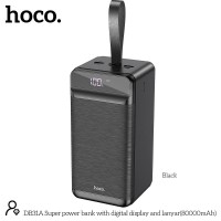УМБ Hoco Super power bank with digital display and lanyard DB31A 80000mAh |3USB/Type-C/Lightning, 2.1A|
