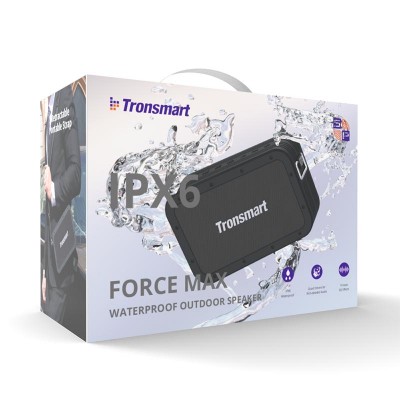 Акустика Tronsmart Force Max IPX6 |BT5.0, AUX/USB/TF 80W, TWS, EQ, 13h Max|