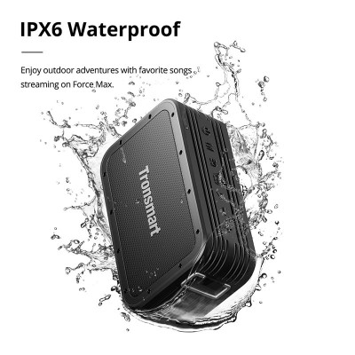 Акустика Tronsmart Force Max IPX6 |BT5.0, AUX/USB/TF 80W, TWS, EQ, 13h Max|