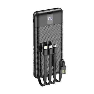 УМБ BOROFONE Mobile power bank with digital display and cable BJ20 10000mAh |2USB/Type-C, 2A|