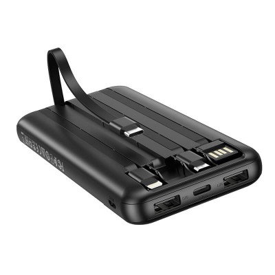 УМБ BOROFONE Mobile power bank with digital display and cable BJ20 10000mAh |2USB/Type-C, 2A|