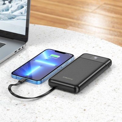 УМБ BOROFONE Mobile power bank with digital display and cable BJ20 10000mAh |2USB/Type-C, 2A|