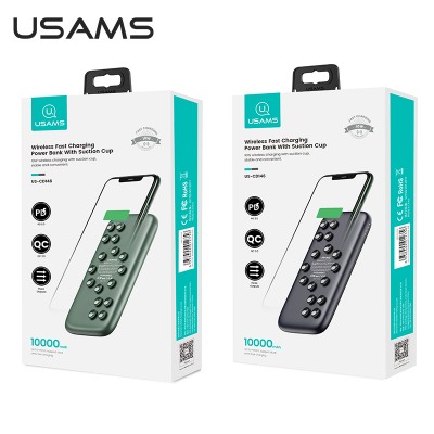 УМБ USAMS with Wireless Fast Charging 10000mAh US-CD146 PB53 |1USB/1Type-C, QC3.0/PD, 18/10W, 3A|