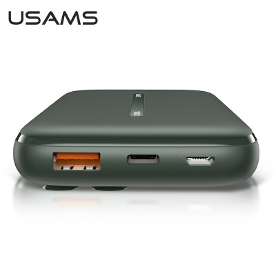 УМБ USAMS with Wireless Fast Charging 10000mAh US-CD146 PB53 |1USB/1Type-C, QC3.0/PD, 18/10W, 3A|