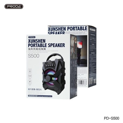 Акустика PRODA Xunshen Speaker PD-S500 |5W, 1200mAh, 4Hours|