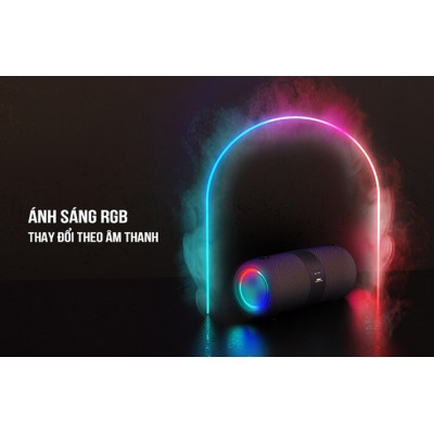 Акустика REMAX Jango RGB LED Outdoor Portable Wireless Speaker RB-M55 IPX6 |7Wx2, BT, AUX, USB, 2-3Hours|