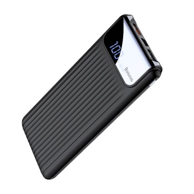 УМБ BASEUS Thin Digital display 10000mAh |QC3.0, Type-C/2USB, 3A|